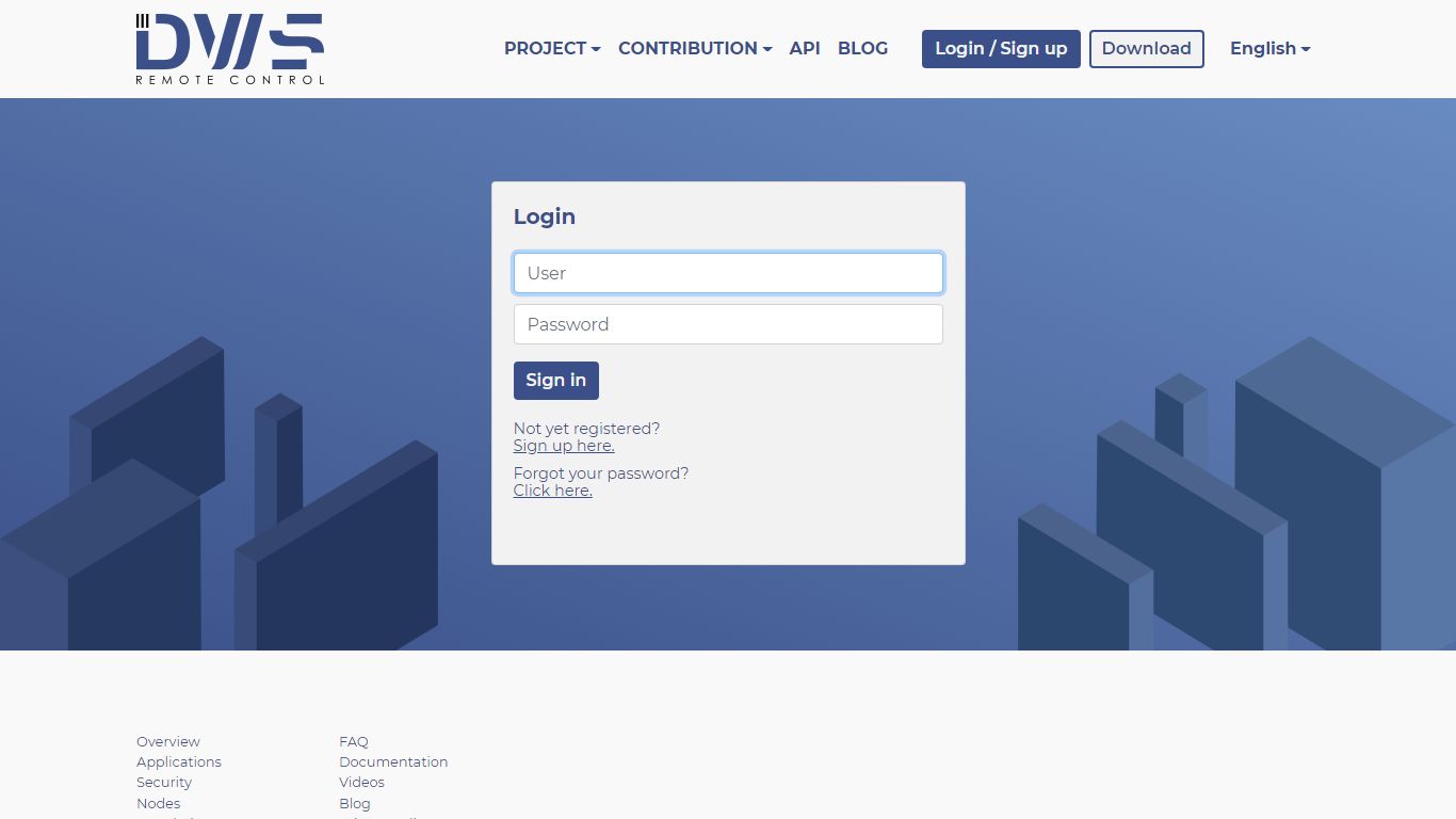 DWService - Login